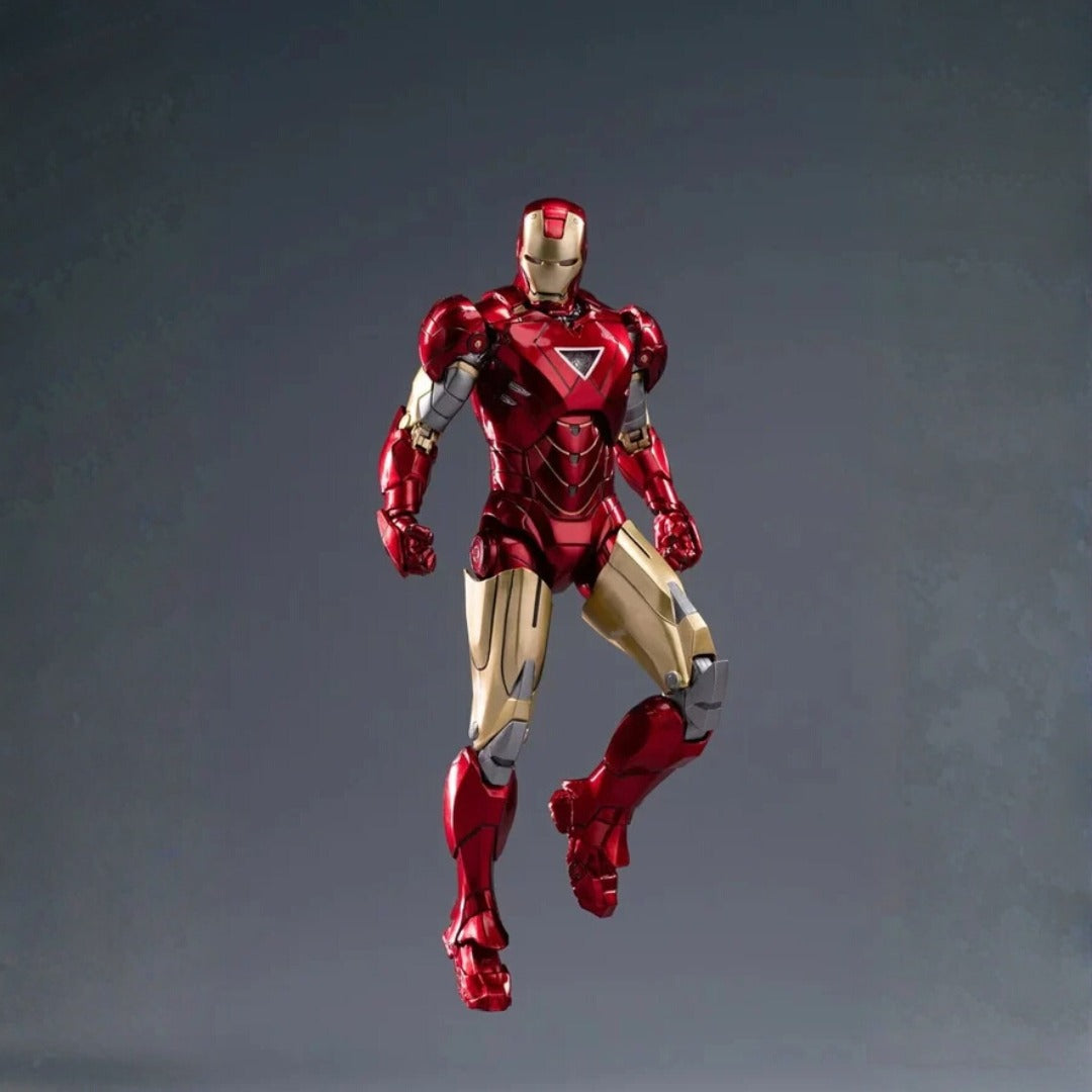 Marvel Studios Iron Man 2 : The Infinity Saga 1:10 Scale Iron Man Mark MK06 Figure by ZD Toys (Size-7 Inch)