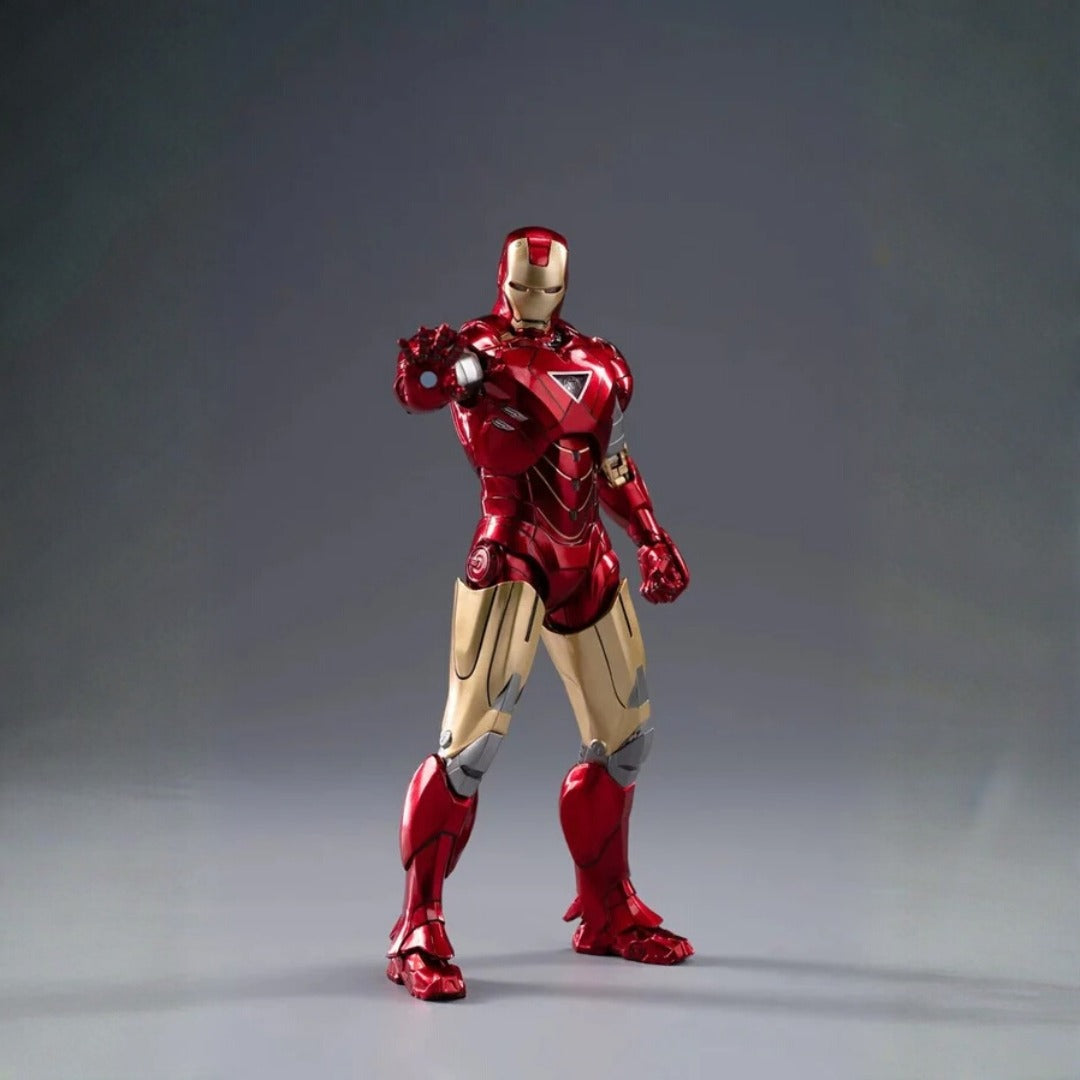 Marvel Studios Iron Man 2 : The Infinity Saga 1:10 Scale Iron Man Mark MK06 Figure by ZD Toys (Size-7 Inch)