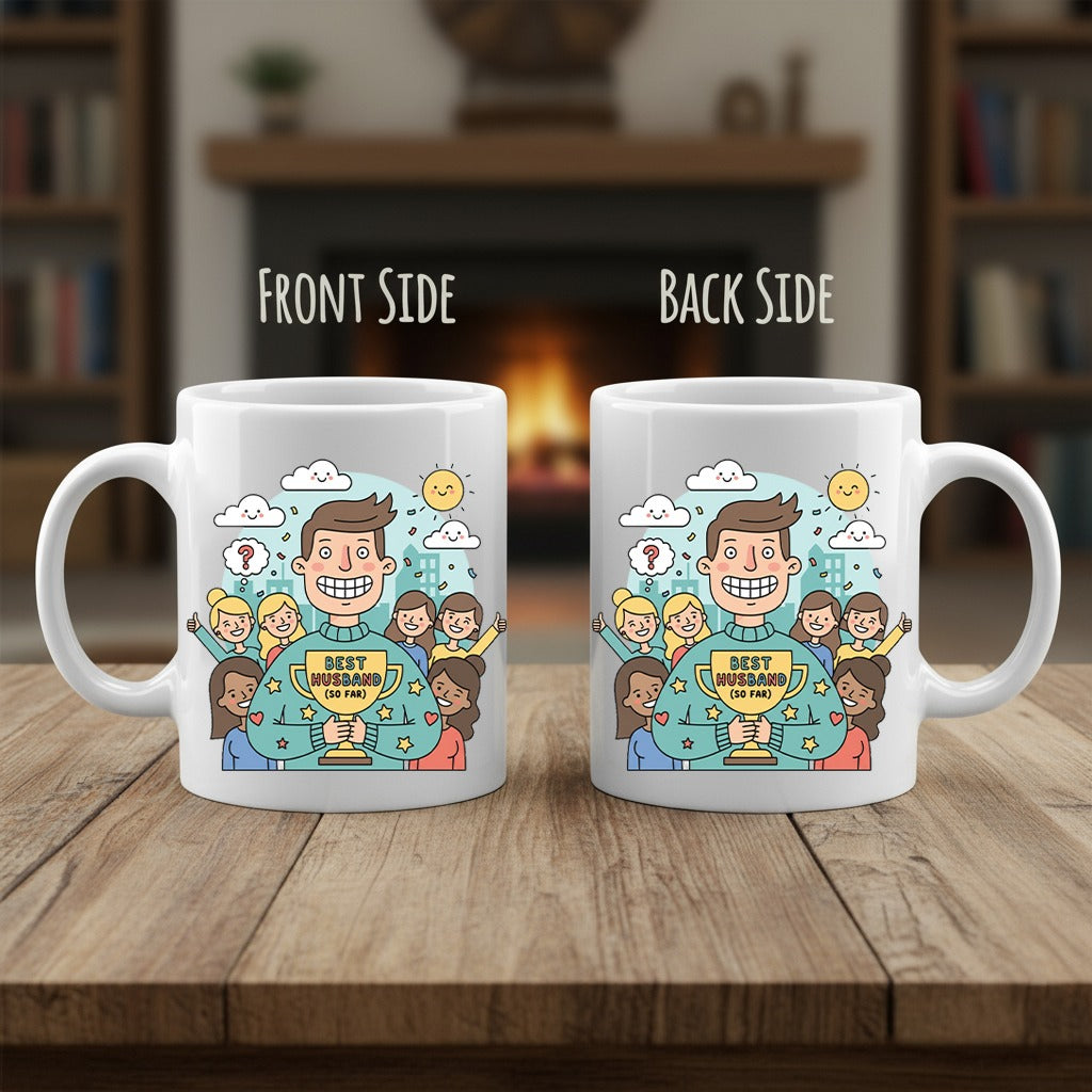 Best Husband 3D Ceramic Coffee Mug