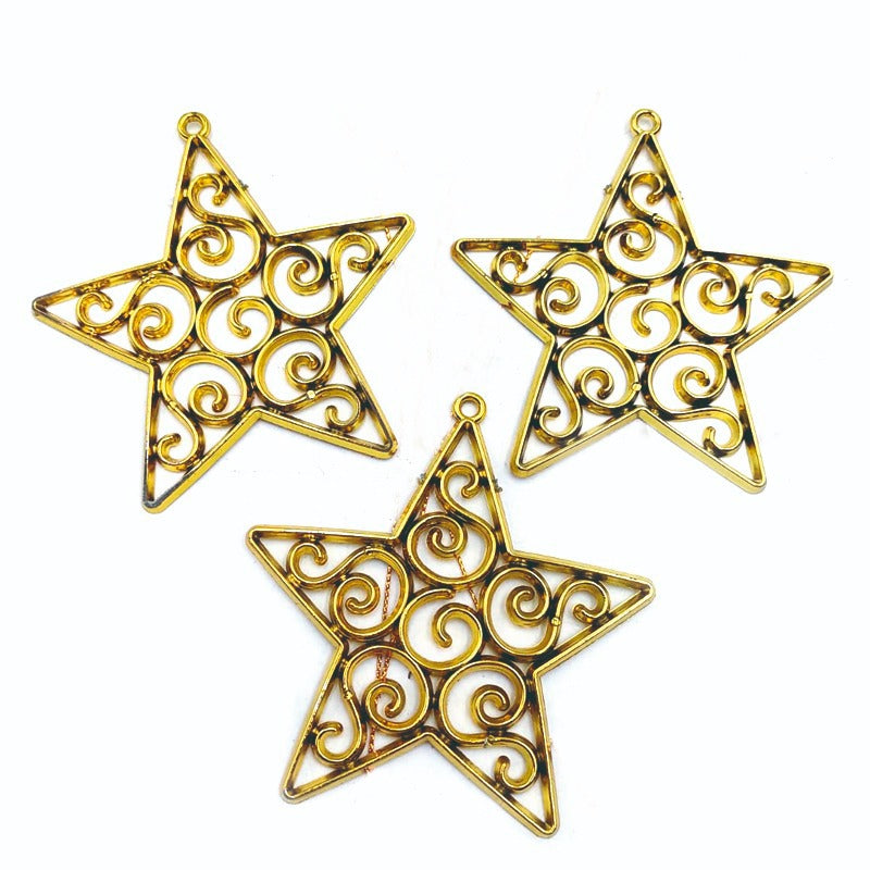 Star Christmas Ornament (Set of 3)