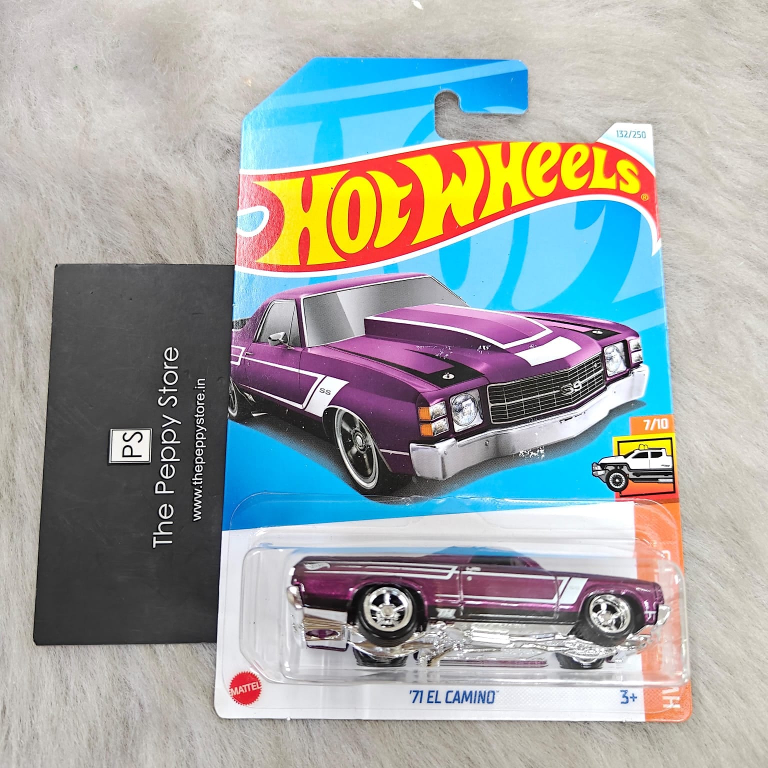 Hot Wheels.2024 Mix F case Super Treasure Hunt '71 El Camino with Protector - No COD Available on this Product