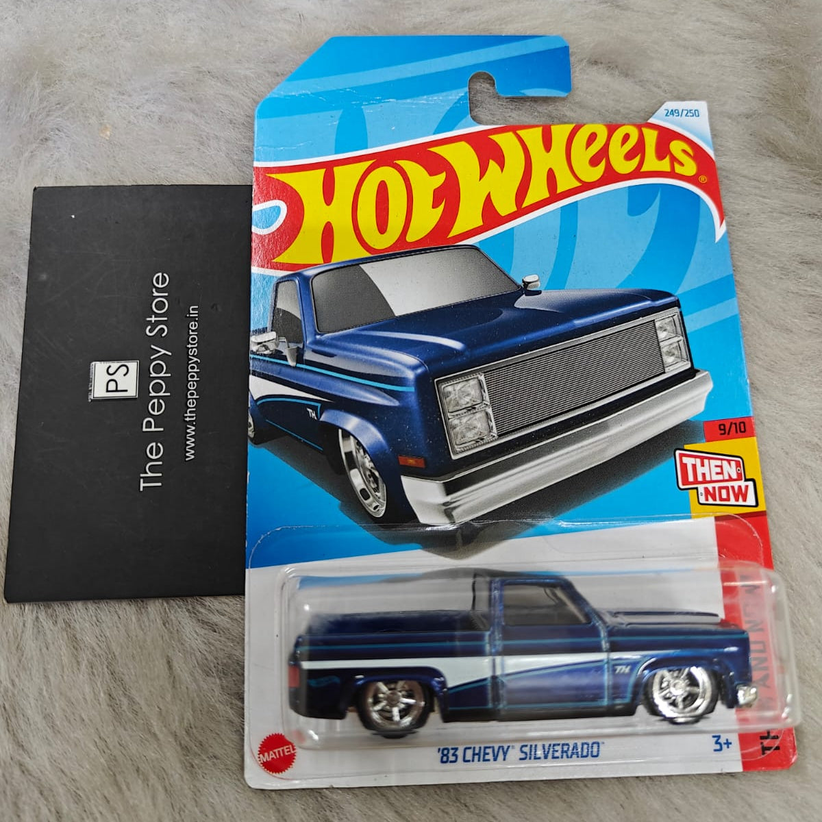 Hot Wheels Imported 2025 Super Treasure Hunt '83 Chevy Silverado - Card Creased - Car In Mint Condition - No COD Available on this Product