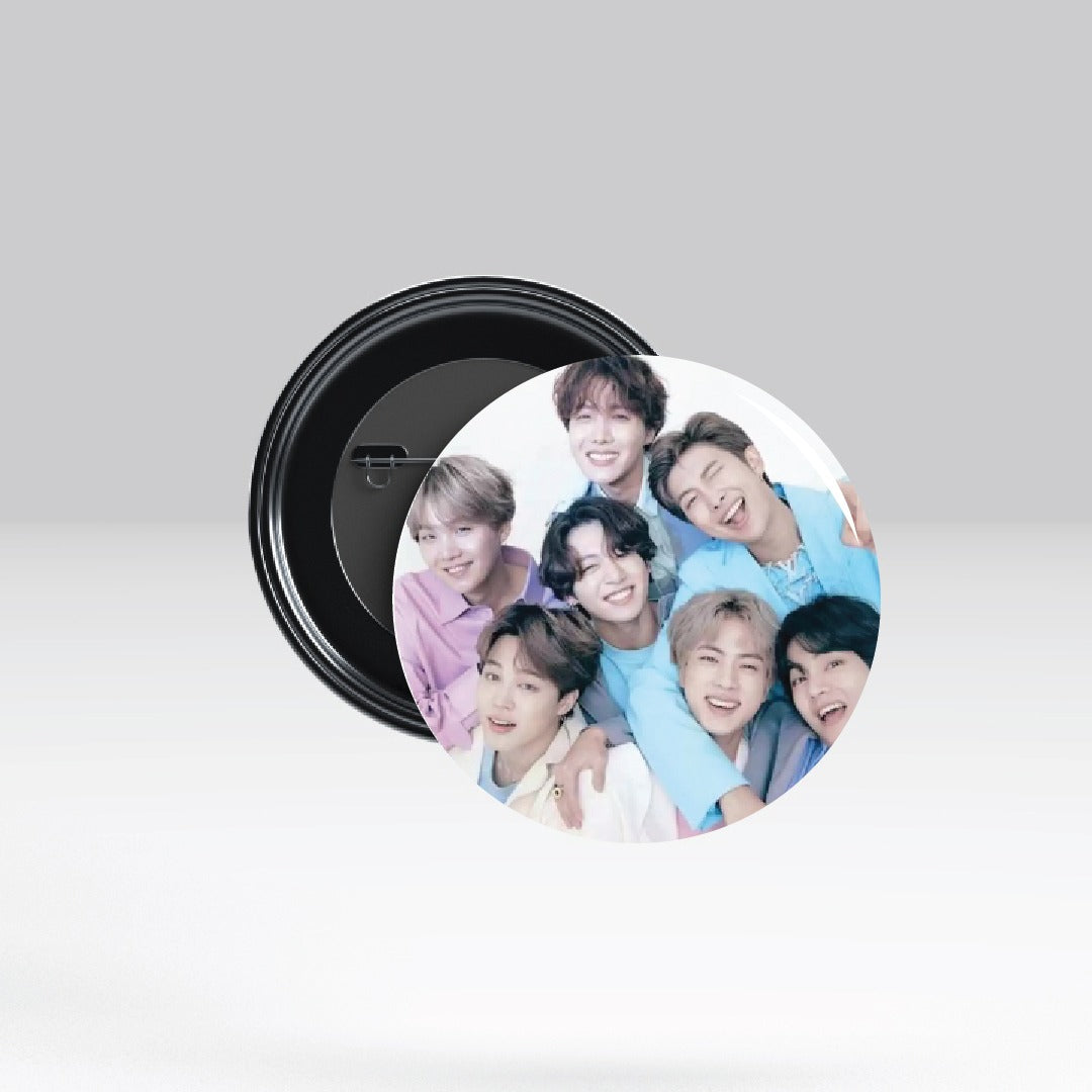BTS All 7 Characters Badge