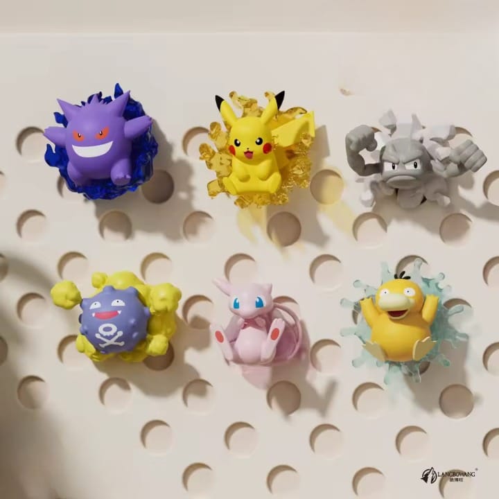 Pokemon Original 3d Fridge Magnets