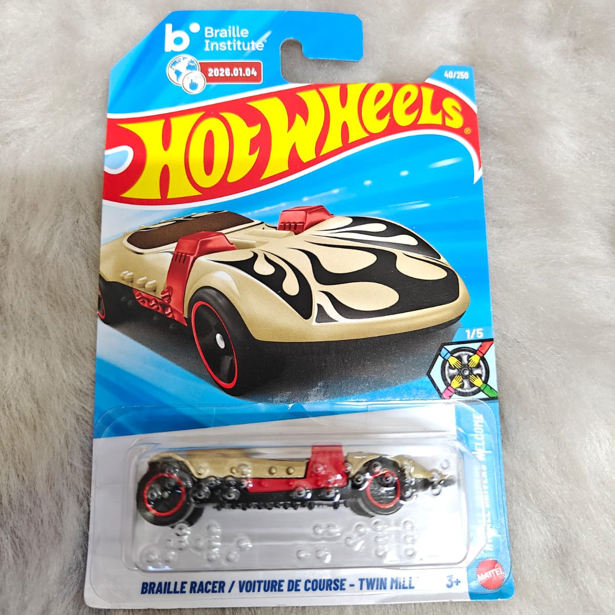 Hot Wheels 2026 Imported B case Vehicle Collection - Braille Racer / Voiture De Racer - Twin Mill