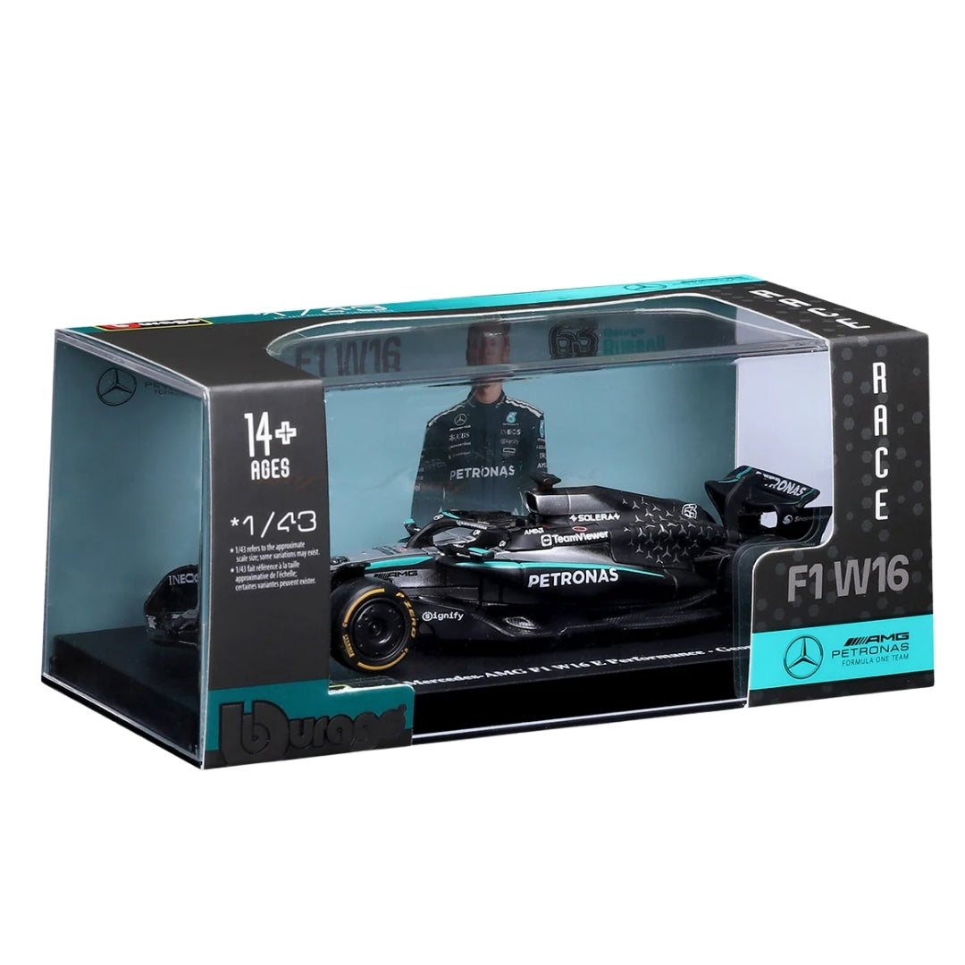 Preorder Official Bburago 2025 Mercedes-AMG W16 63 George Russell Australia GP - Scale 1 : 43 Diecast Scale Model (Will Be Shipped in January 2026 First Week)
