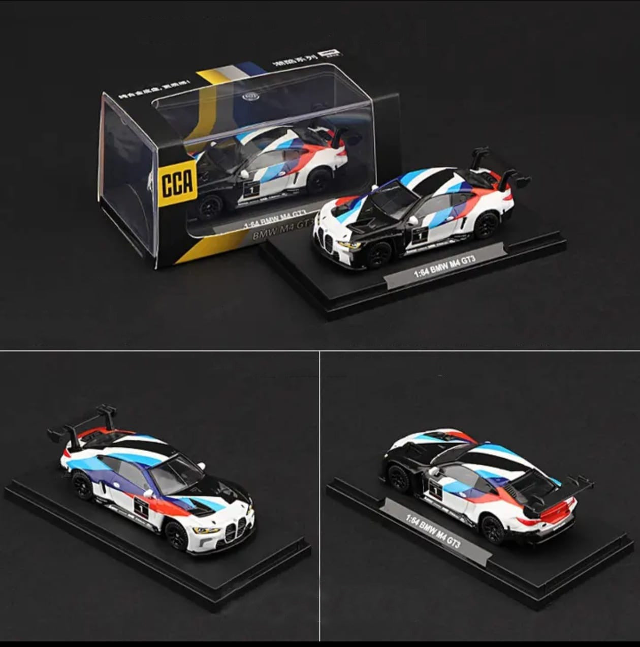 Scale 1 :64 CCA 007 BMW M4 GT3 With Acrylic Case