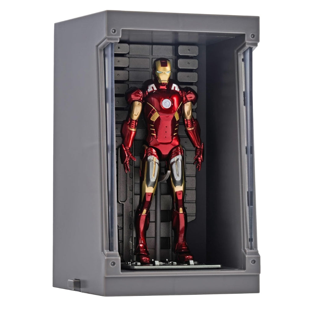 Marvel Studios : The Infinity Saga Mark 7 MK07 4 Inch Scale Iron Man Collection Figures - Light-Up Display Chamber by ZD Toys