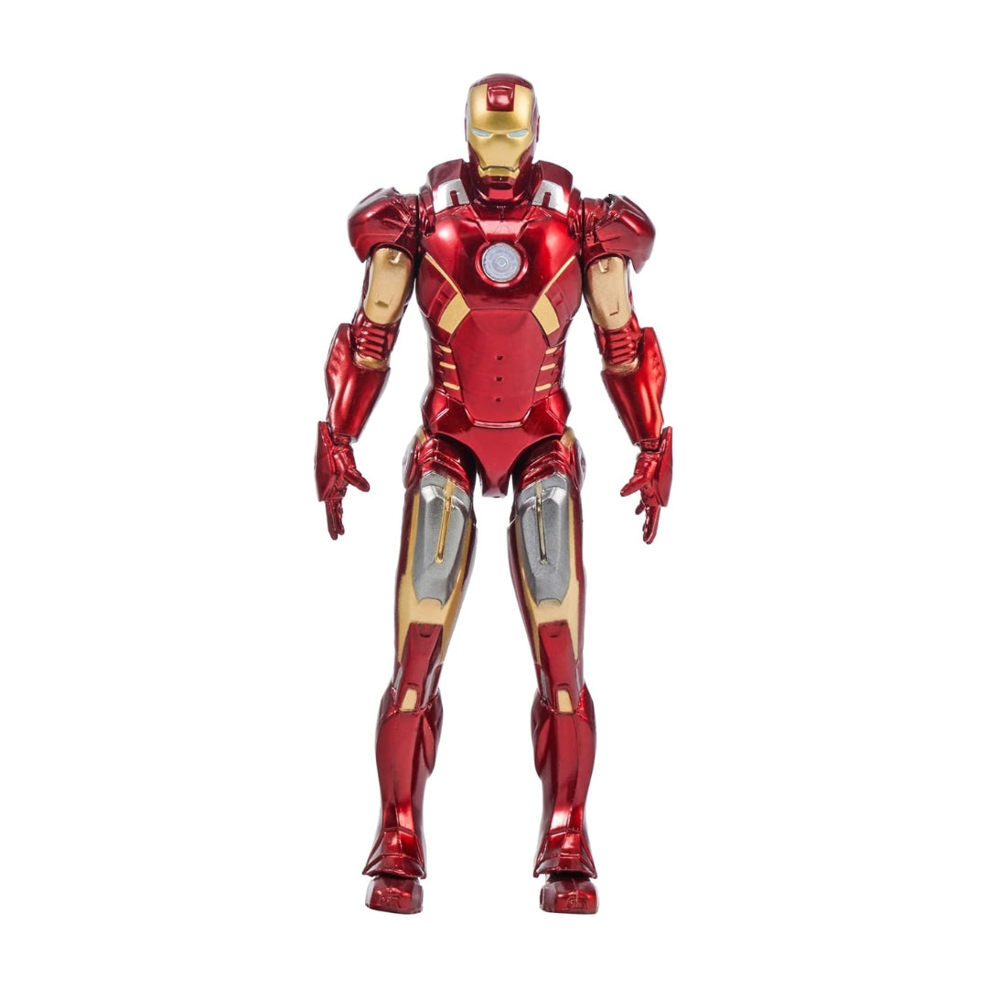 Marvel Studios : The Infinity Saga Mark 7 MK07 4 Inch Scale Iron Man Collection Figures - Light-Up Display Chamber by ZD Toys