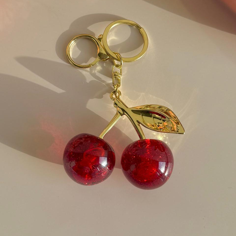 Cherry Keychain With Bagcharm