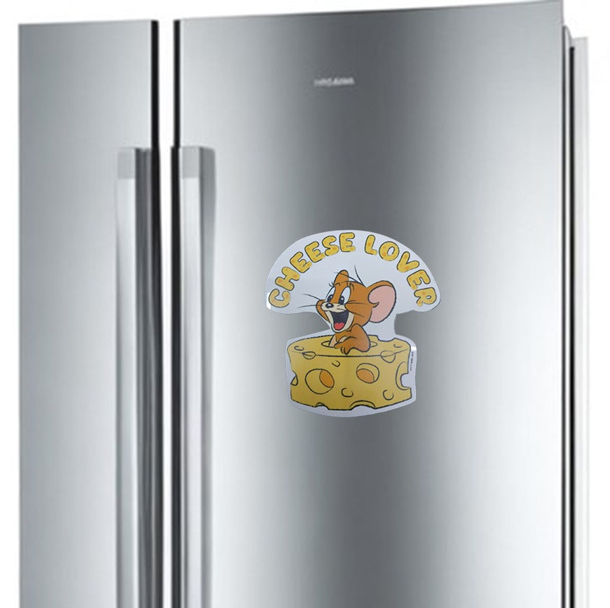 Tom And Jerry - Cheese Lover Jerry  Fridge Magnet - BIG