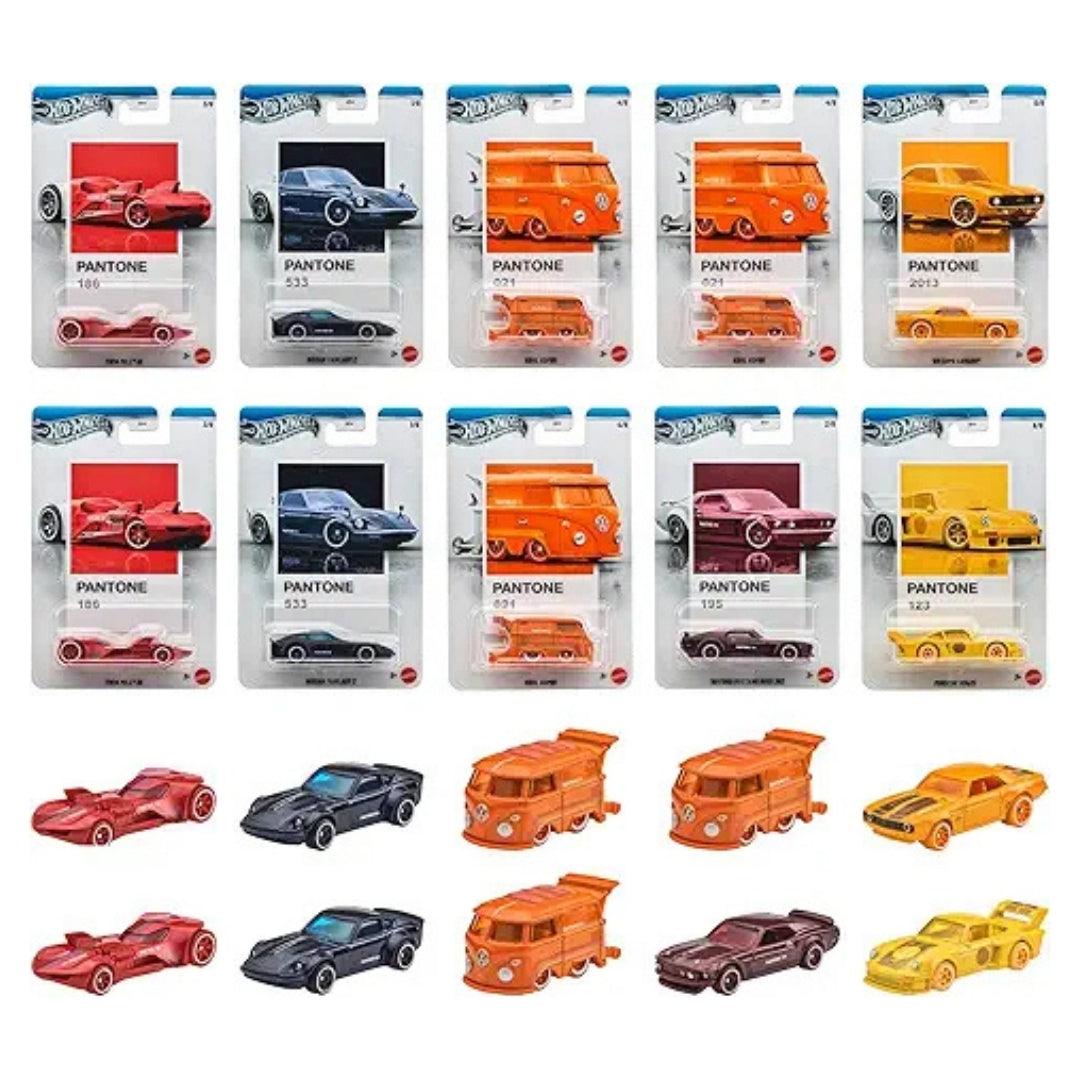 Hot Wheels 2026 Silver Series Pantone Sunset Race A Assortment - Set of 10