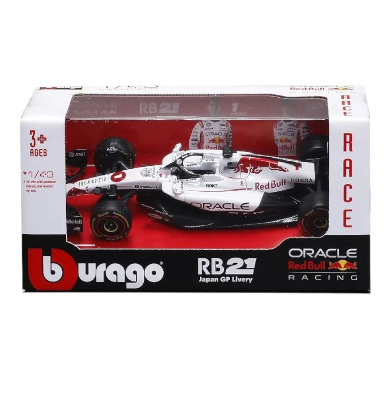 Bburago Oracle Red Bull Racing RB21 2025 Japan GP Max Verstappen 1