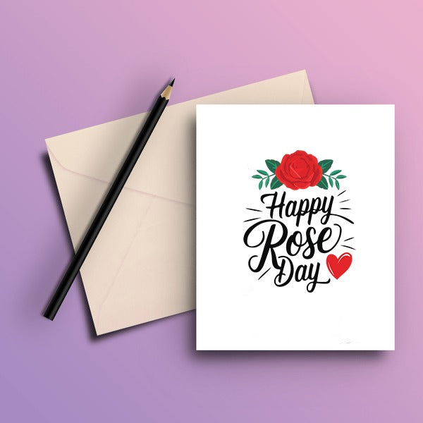 Happy Rose Day Greeting Card
