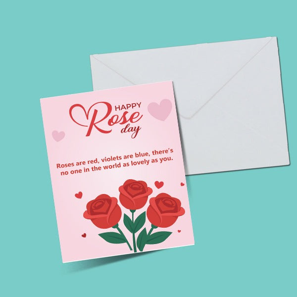 Happy Rose Day Greeting Card