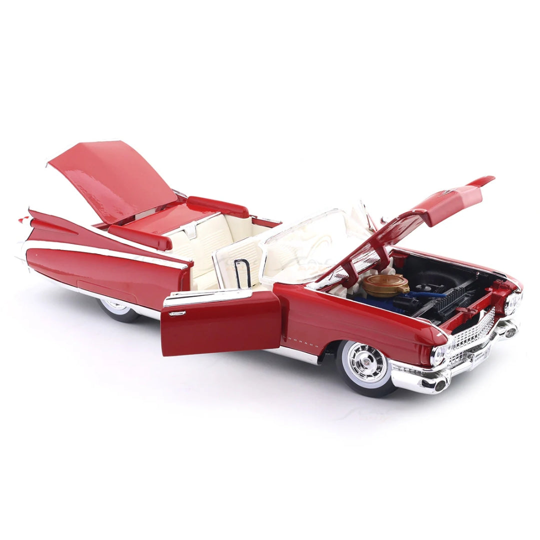 Maisto - 1 : 18 Diecast Scale Model - Premiere Collection - 1959 Cadillac Eldorado Biarritz Red - Official Licensed Product