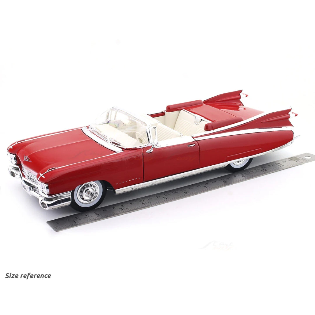 Maisto - 1 : 18 Diecast Scale Model - Premiere Collection - 1959 Cadillac Eldorado Biarritz Red - Official Licensed Product