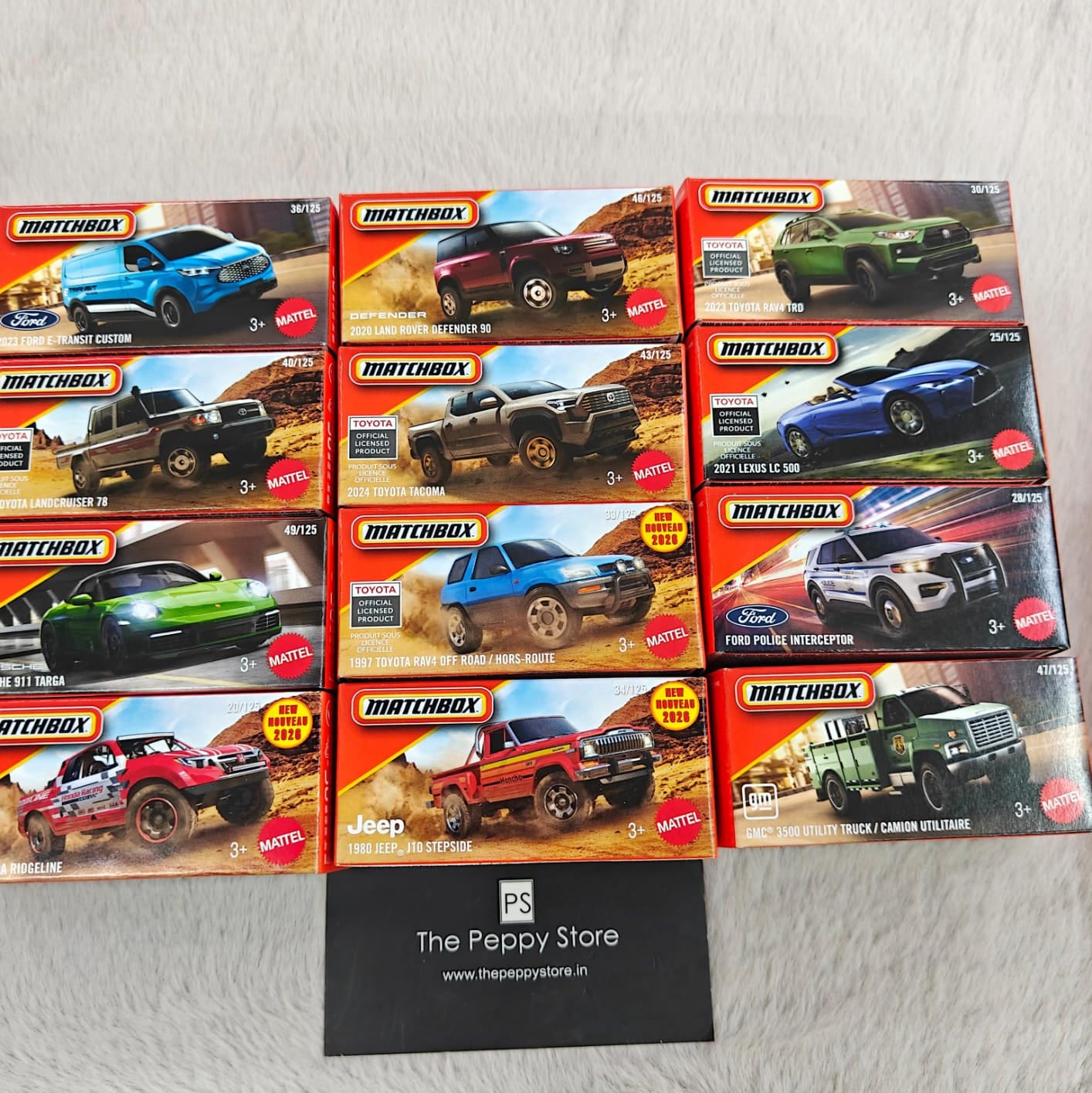 Matchbox Scale 1 : 64 Vehicles Exclusive Collection - Set of 12