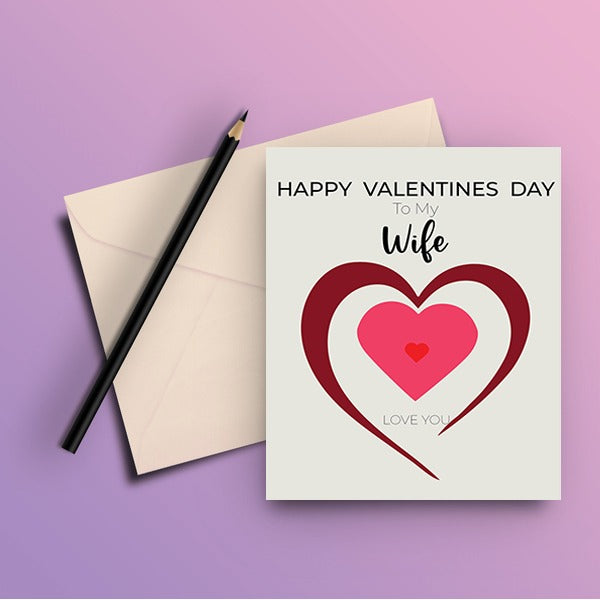 Happy Valentines Day Greeting Card
