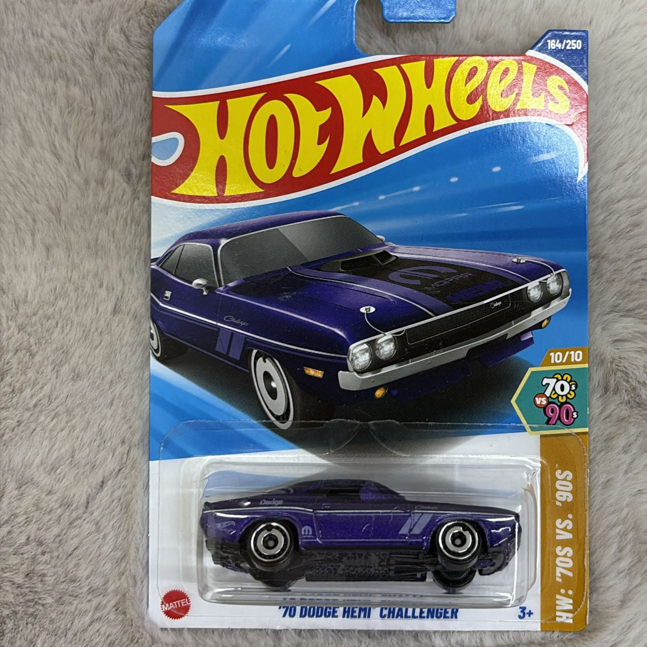 Hot Wheels 2025 Imported Rare J and K Case Vehicle Exclusive Collection - '70 Dodge Hemi Challenger - Error Hotwheel