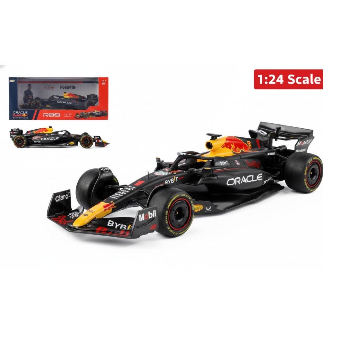 QY 1 : 24 Diecast Scale Model - Oracle Red Bull Racing RB19 #1 Max Verstappen