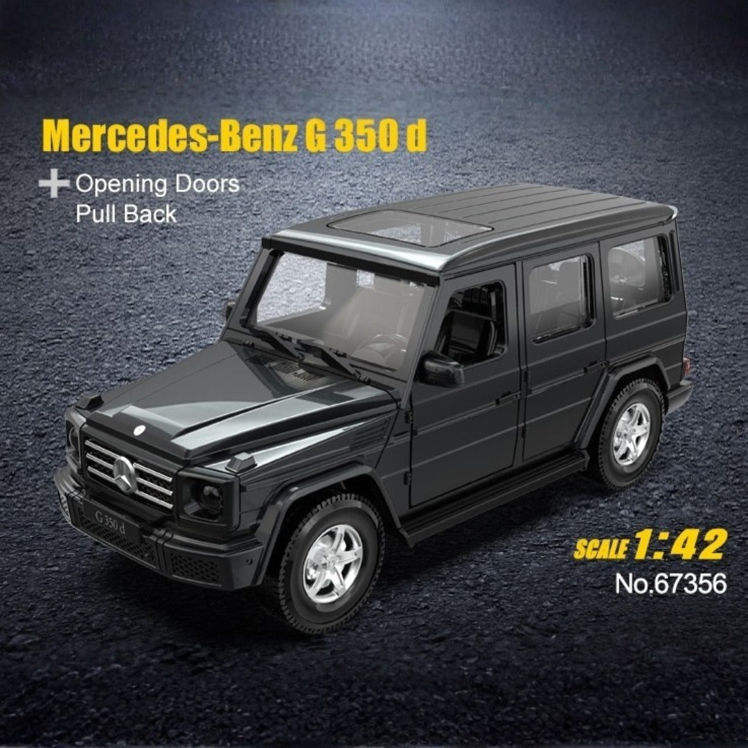 MSZ Metal Speed Zone Street Series Scale 1 : 42 Diecast Scale Model - 67356 Mercedes Benz G 350 d Black