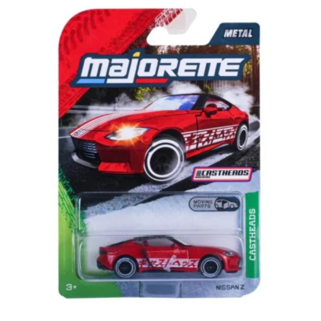 Majorette CastHeads Premium Car with Freewheel and Opening Parts Car Model - Nissan Z