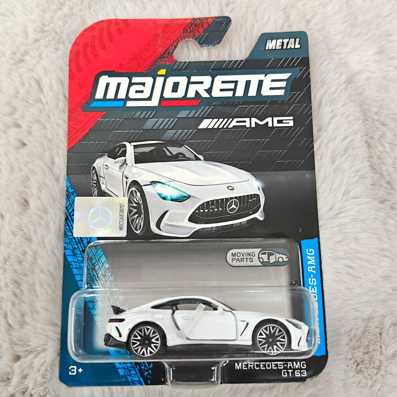 Majorette Mercedes-AMG Premium Car with Freewheel and Opening Parts Car Model - Mercedes-AMG GT 63
