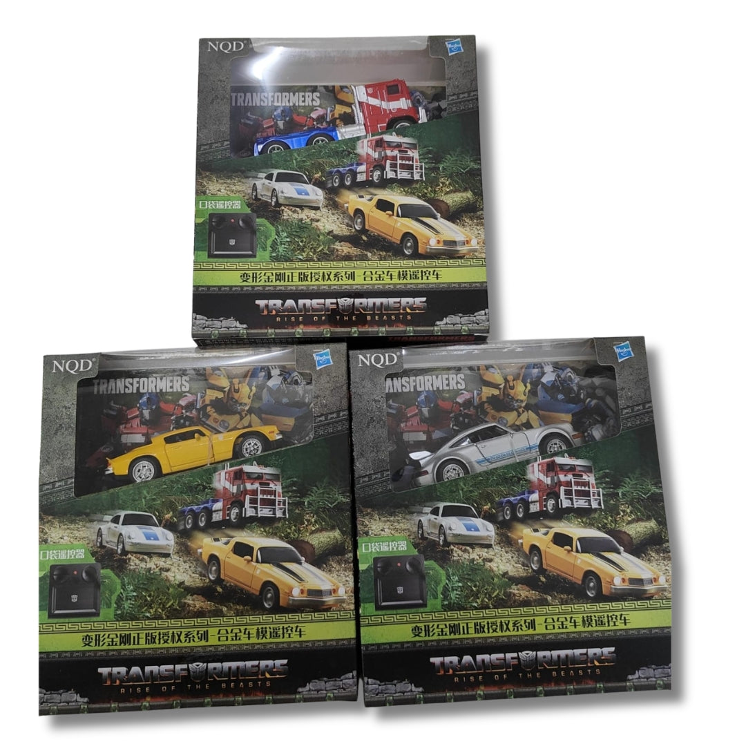 Hasbro Official Transformers Rise Of The Beasts Diecast Remote Control Cars - Set of 3