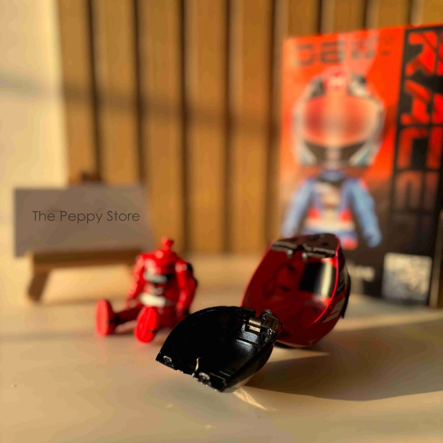 Helmet Biker Version Motor Cycle Rider Diecast Model