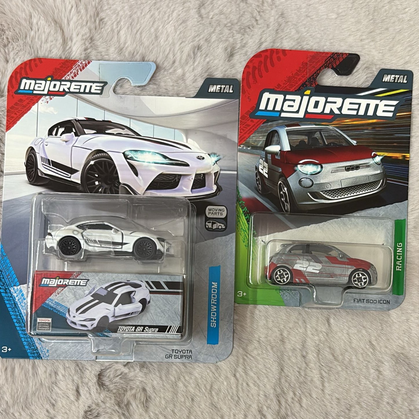 Majorette with Freewheel and Opening Parts Car Model - Set of 2