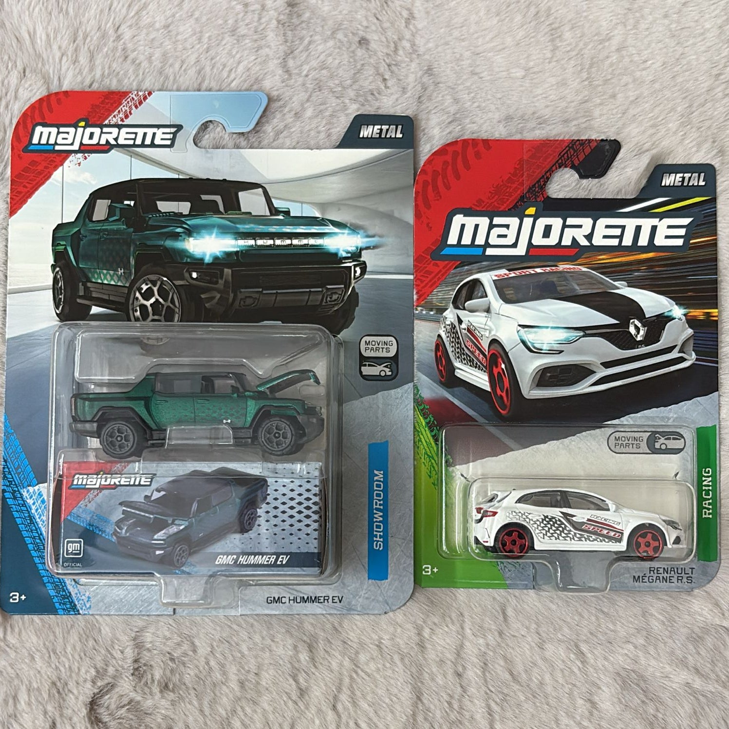 Majorette with Freewheel and Opening Parts Car Model - Set of 2