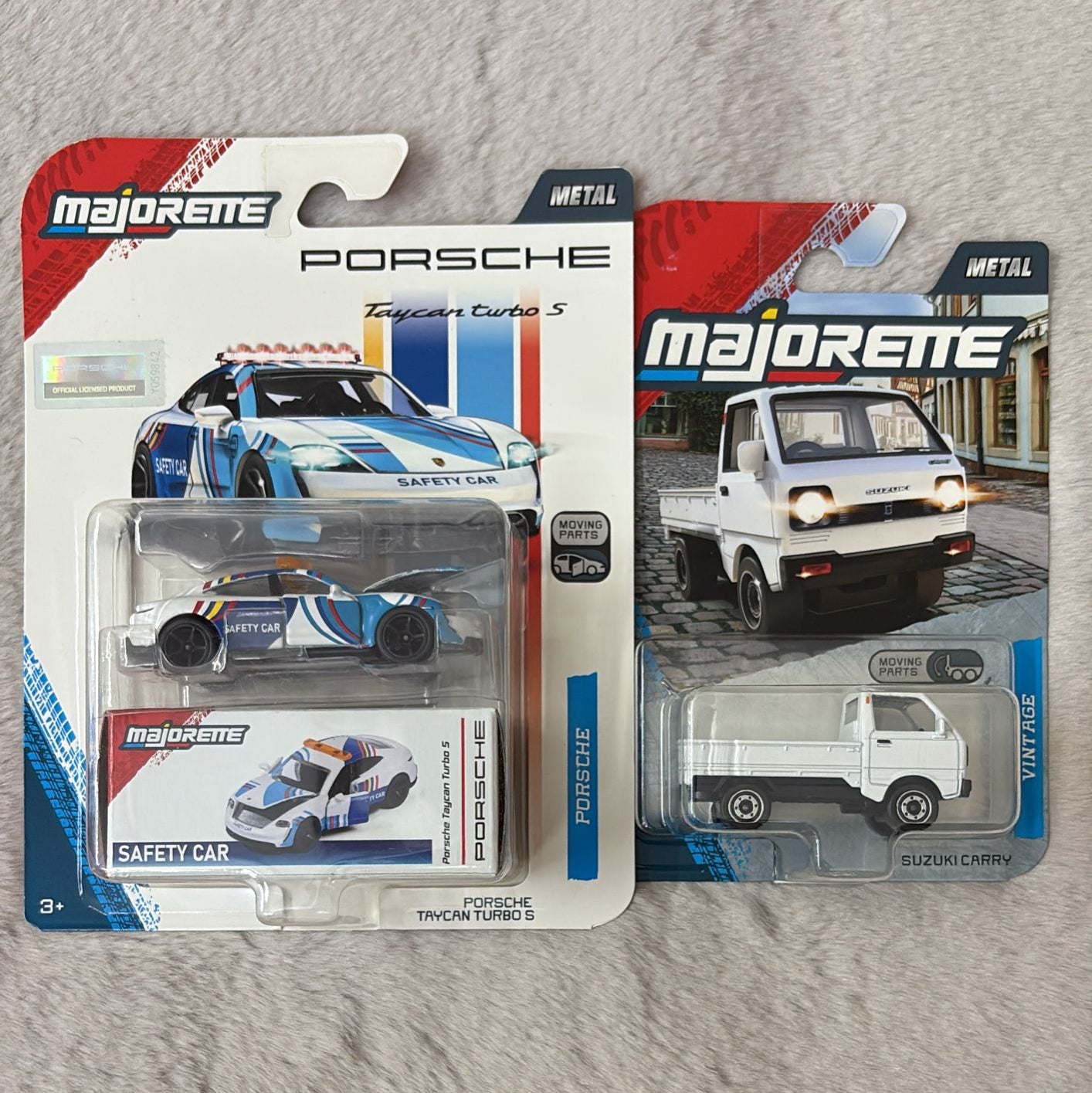 Majorette with Freewheel and Opening Parts Car Model - Set of 2