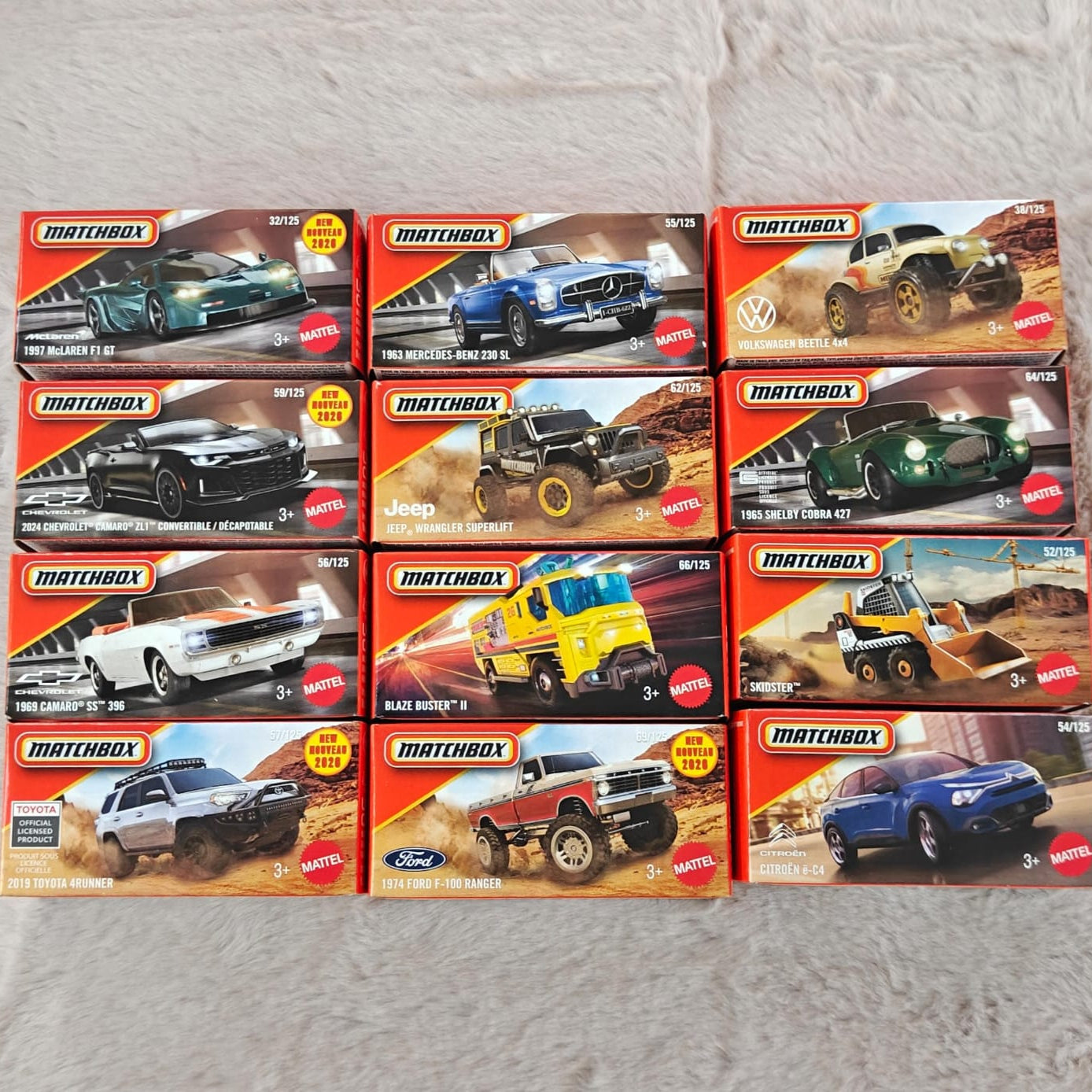 Matchbox Scale 1 : 64 Vehicles Exclusive Collection - Set of 12 Plus 2 Imported Hot wheels (Total 14 Cars)