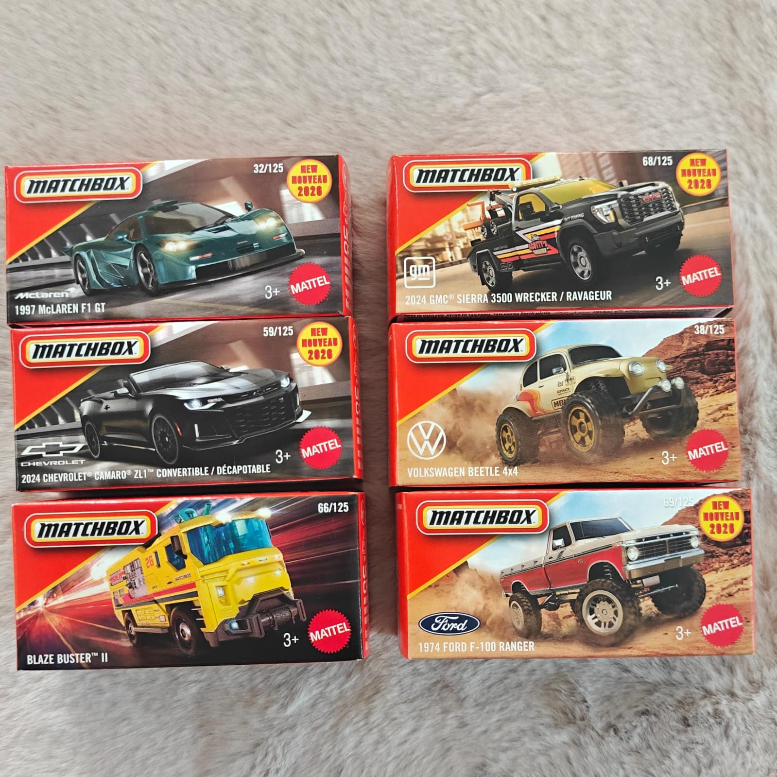 Matchbox Scale 1 : 64 Vehicles Exclusive Collection - Set of 6 - A