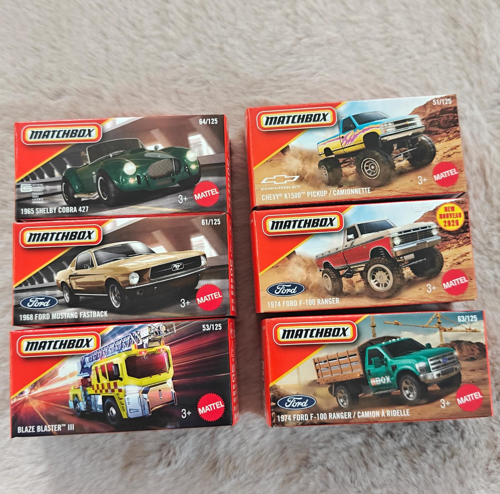 Matchbox Scale 1 : 64 Vehicles Exclusive Collection - Set of 6 - B