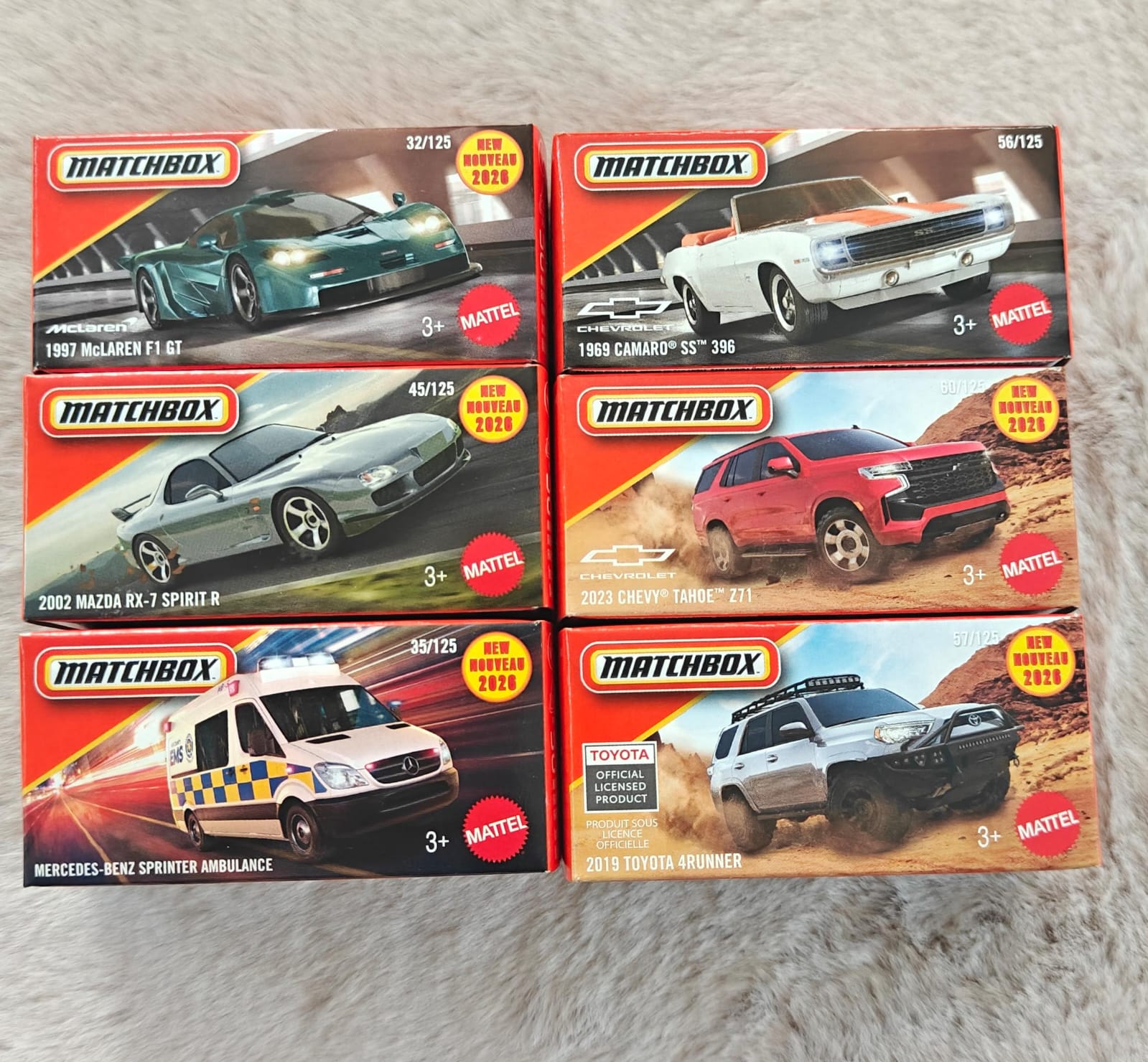 Matchbox Scale 1 : 64 Vehicles Exclusive Collection - Set of 6 - C