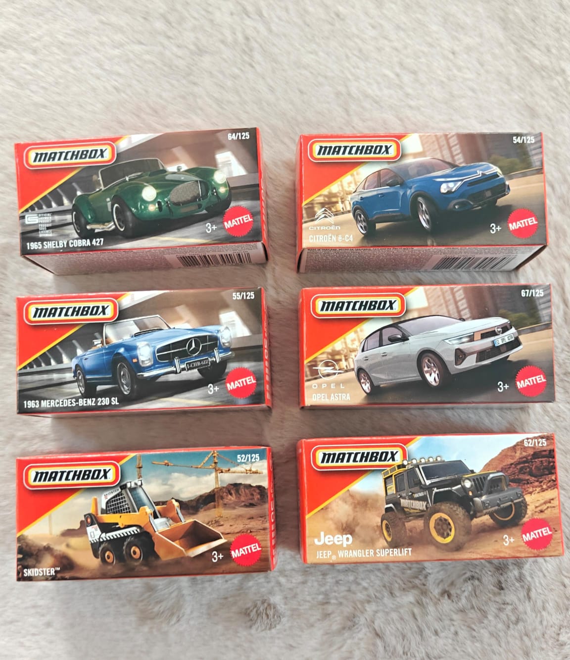 Matchbox Scale 1 : 64 Vehicles Exclusive Collection - Set of 6 - D