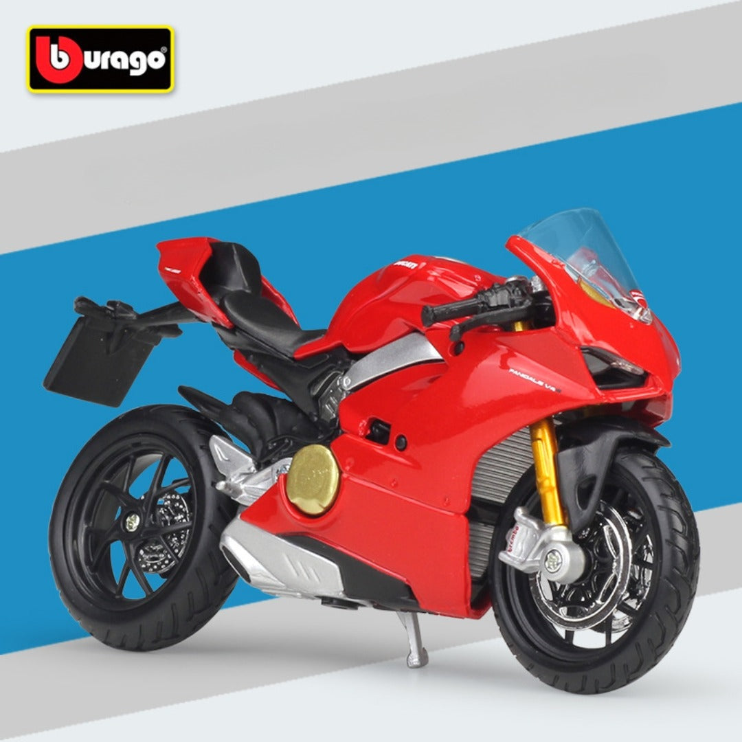 Bburago - 1 : 18 Diecast Scale Model -  Official Licensed Product - Ducati Panigale V4