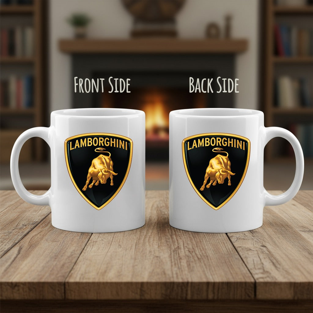 Lamborghini 3D Ceramic Coffee Mug