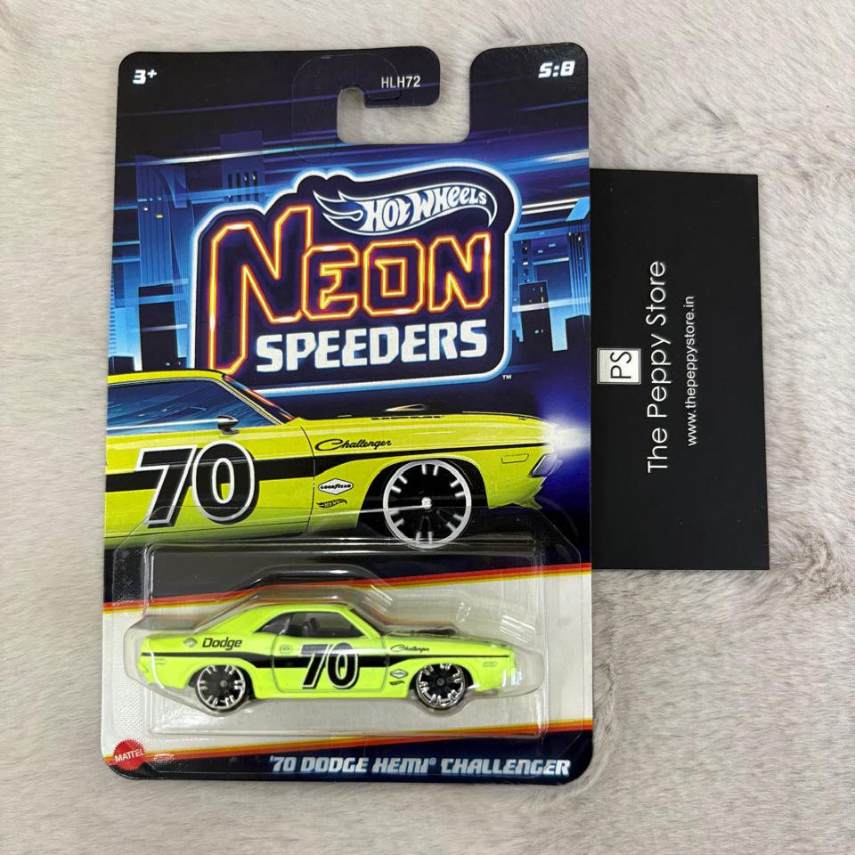 Hot Wheels Imported Neon Speeders Set of 10