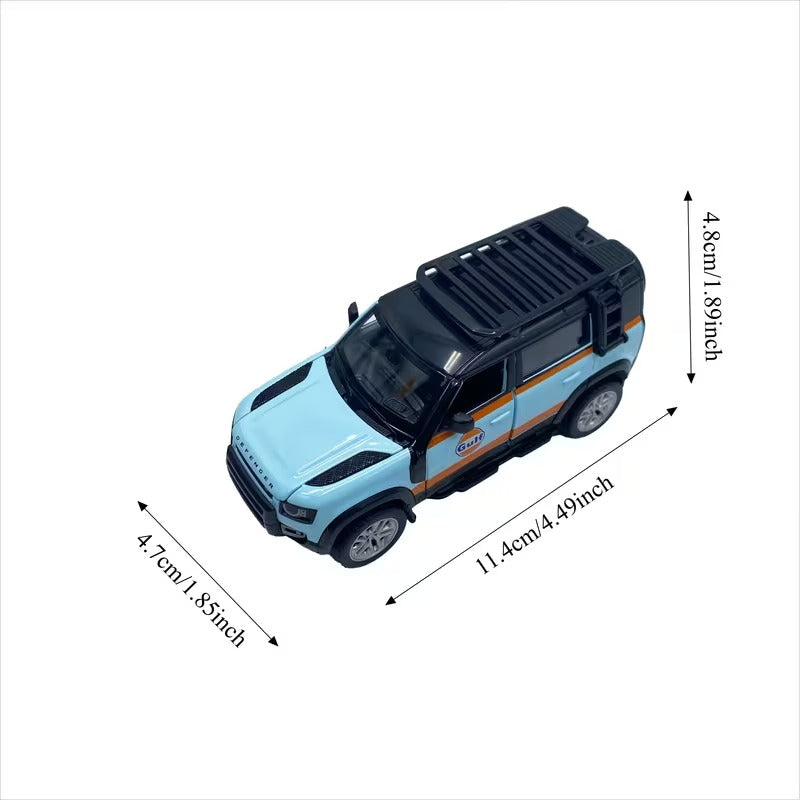 Scale 1 : 43 Official Licensed CCA Cool-Chic Auto 2-In-1 Diecast Metal Model Car - Land Rover Defender 110