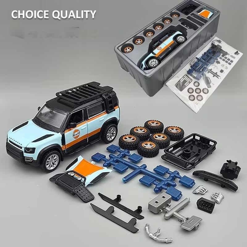 Scale 1 : 43 Official Licensed CCA Cool-Chic Auto 2-In-1 Diecast Metal Model Car - Land Rover Defender 110