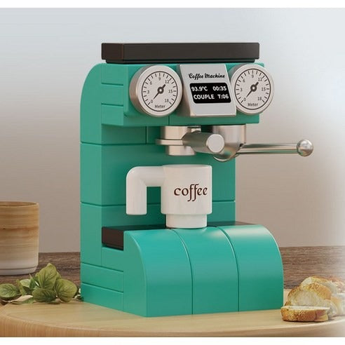 Decool 3D DIY Household Mini-Furiture Blocks for Decor - Household Coffee Machine
