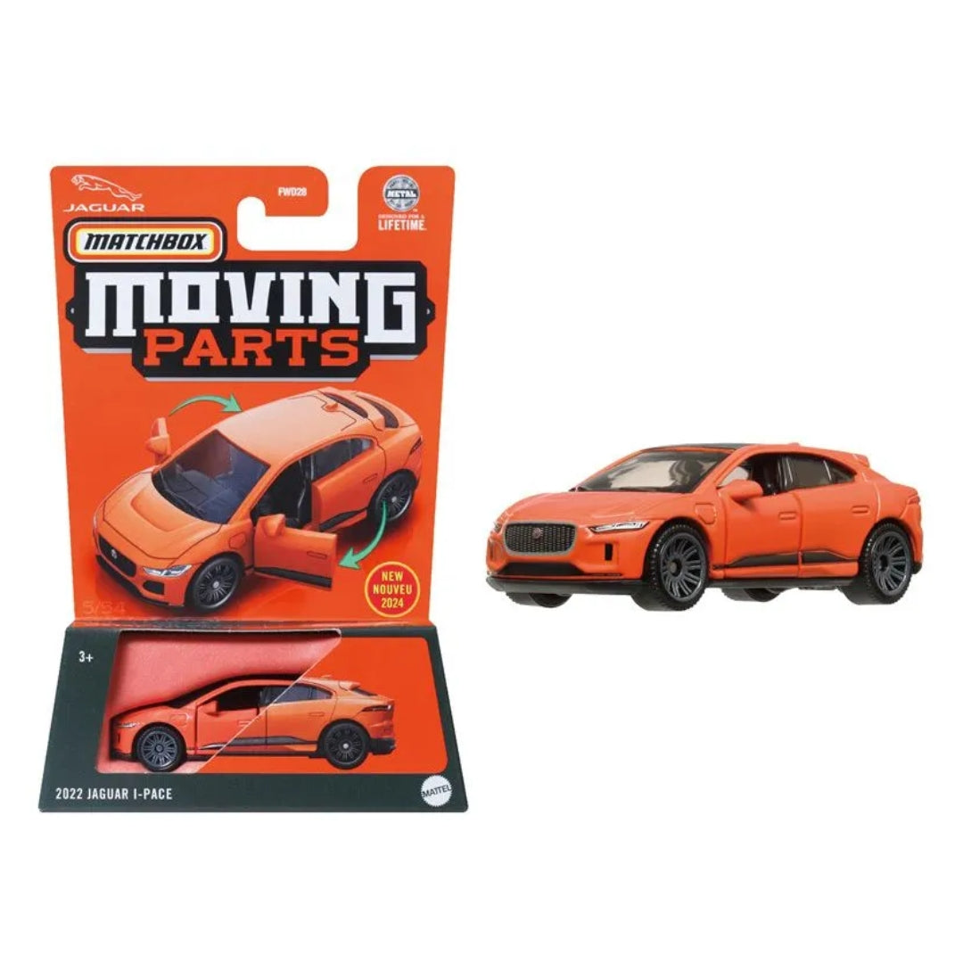 Matchbox Scale 1 : 64 Moving Parts 2024 Imported Vehicles Exclusive Collection - 2022 JAGUAR I - PACE