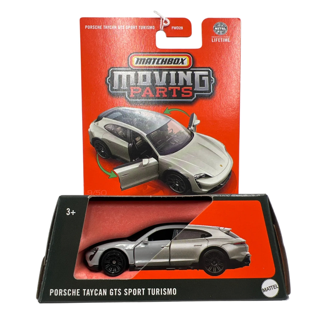 Matchbox Scale 1 : 64 Moving Parts 2024 Imported Vehicles Exclusive Collection - Porsche Taycan GTS Sport Turismo