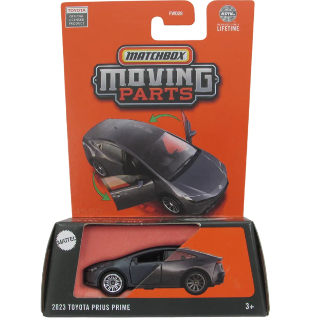 Matchbox Scale 1 : 64 Moving Parts 2025 Imported Vehicles Exclusive Collection - 2023 Toyota Prius Prime