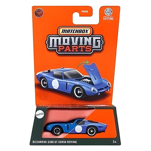 Matchbox Scale 1 : 64 Moving Parts 2025 Imported Vehicles Exclusive Collection - Bizzarrini 5300 GT Corsa Revival