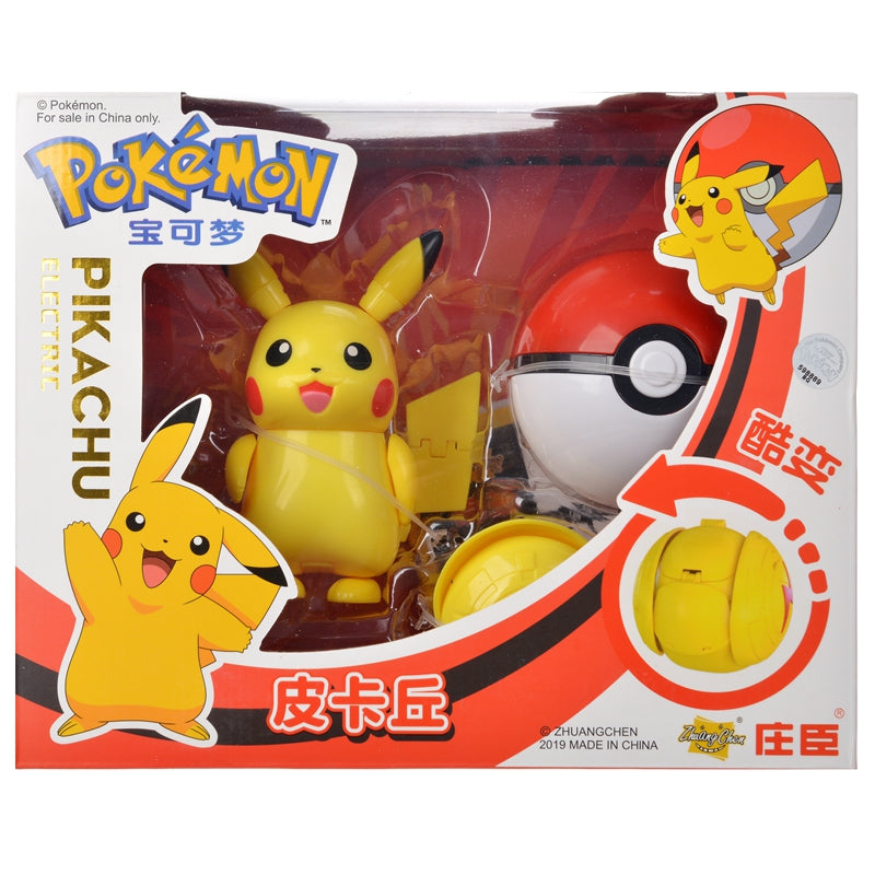 Pokemon Pikachu Cool Transform With Pokeball Collectable Figure  (No Refund and Replacement allowed as its Seal Packed)