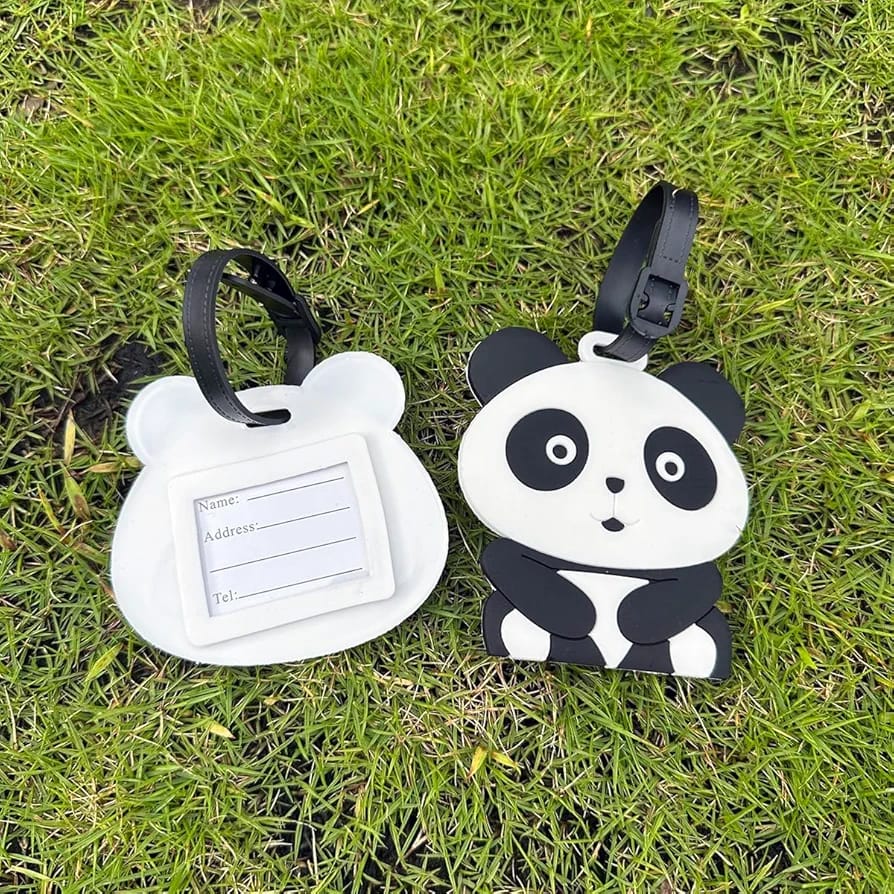 Panda Luggage Tag